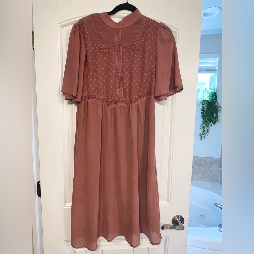 NWOT midi dress - Mauve